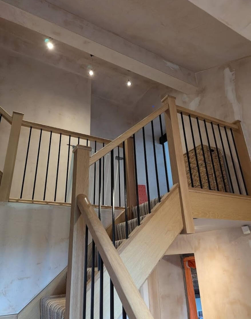 Recent plastering work